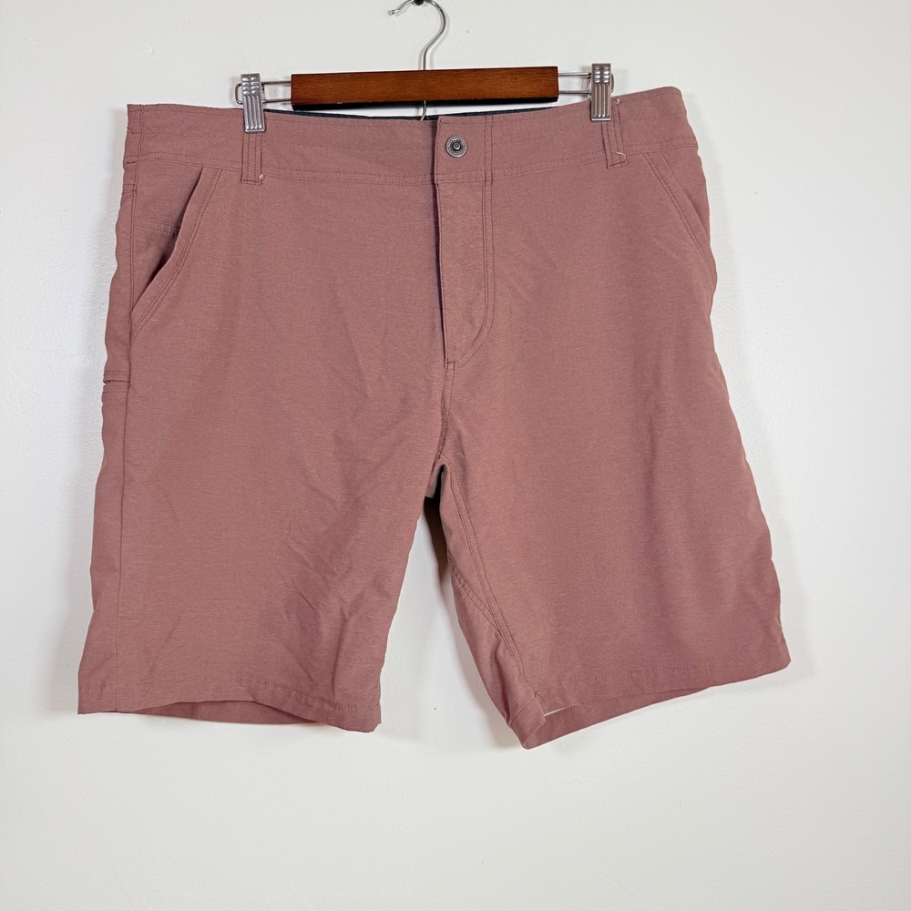Kuhl Renegade Performance Outdoor Hiking Shorts Size 38 Dusty Rose Mauve